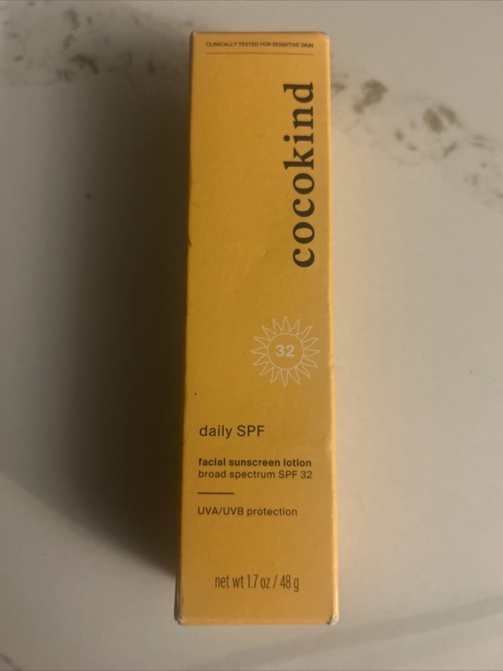 Cocokind Daily SPF, Mineral Face Sunscreen with Zinc Oxide, SPF 32, Reef Safe